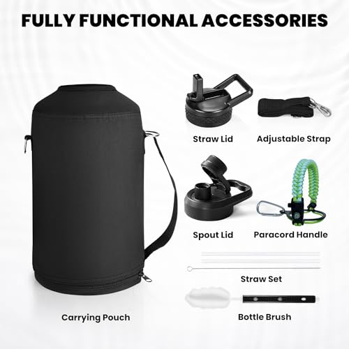 One Gallon Water Bottle Insulated 128 oz