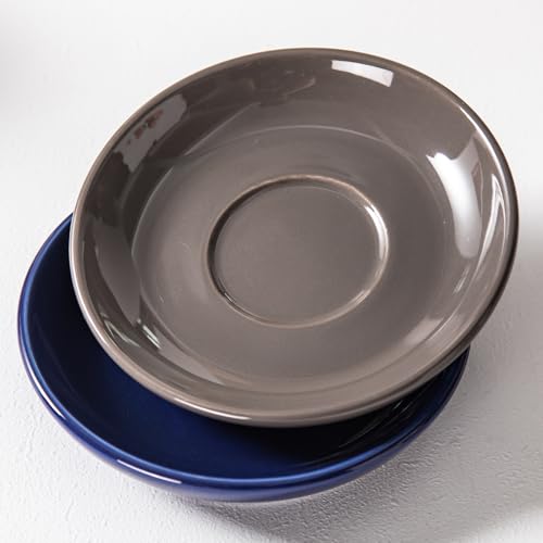 5oz Espresso Cups with Saucers Set (6 Count)