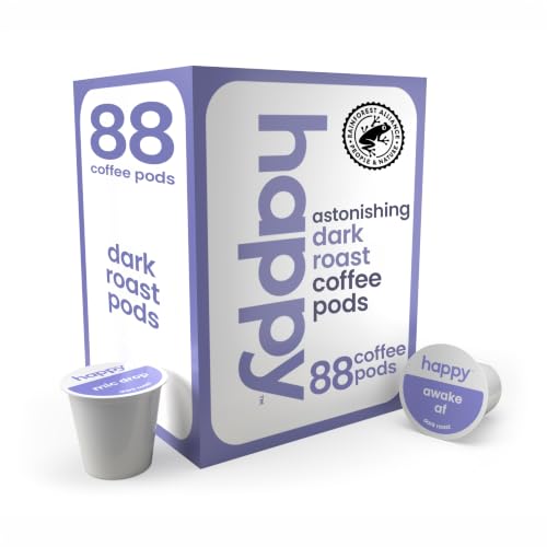 Happy Coffee Dark Roast Coffee Pods (88 Count)
