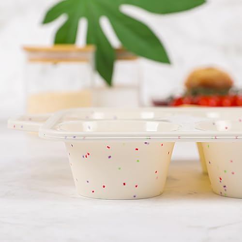 Jumbo Muffin Pan with Metal Reinforced Frame (2 Count)