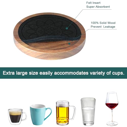 Wood Coasters for Drinks