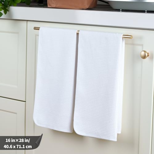 340 GSM Microfiber Waffle Kitchen Dish Tea Towel (12 Count)