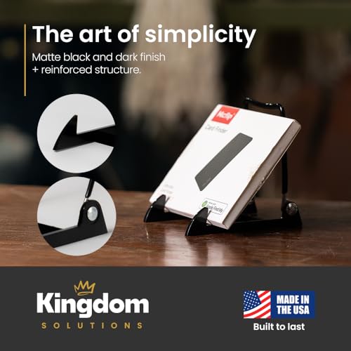 3.5" Black Acrylic Display Stand Made in USA (2 Count)