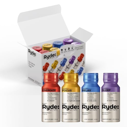 RYDE Variety Shots (48 Fl Oz)