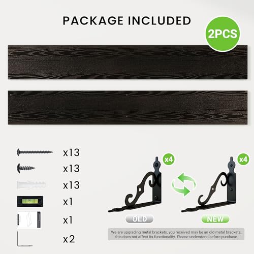 Floating Shelves for Wall Decor (2 Count)
