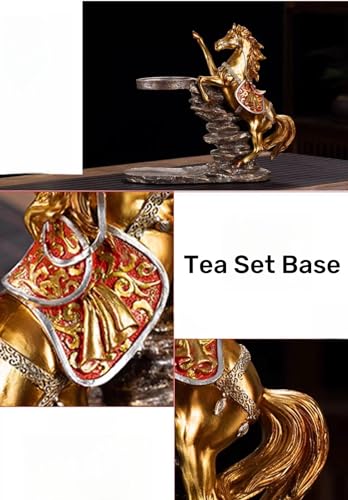Glass Kungfu Teapot Set Tea maker with Infuser Semi Automatic Tea Set