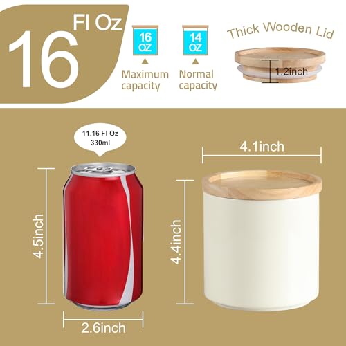 Sweejar Kitchen Canisters Ceramic Food Storage Jar