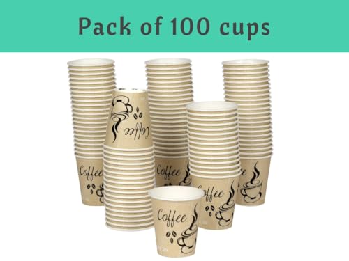 Disposable Coffee Cups (100 Count)