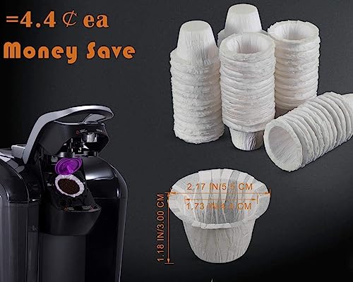 200 Disposable K Cup Paper Filters for Keurig 1.0&2.0 (200 Count)