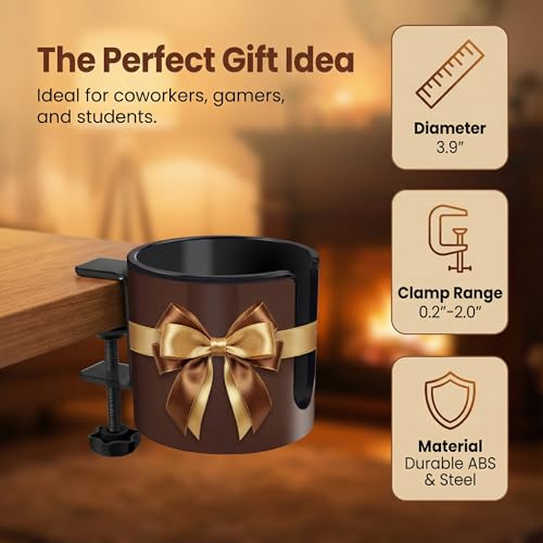 Luxury 2pcs Desk Cup Holder (2 Count)
