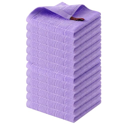 100% Cotton Terry Kitchen Dish Cloths (12 Count)