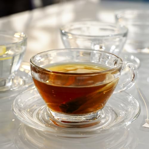 Clear Glass Coffee Mugs with Handles