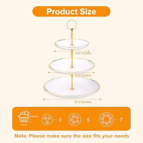 3 Tier Cupcake Stand Tower (18 Count)