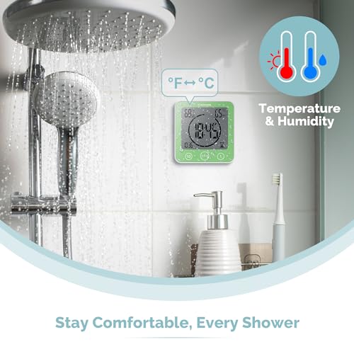 Shower Clock Waterproof Bathroom Timer