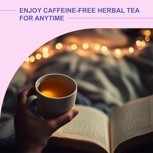 Chamomile & Passionflower Nighty Herbal Tea Bags 50ct for Bedtime (50 Count)