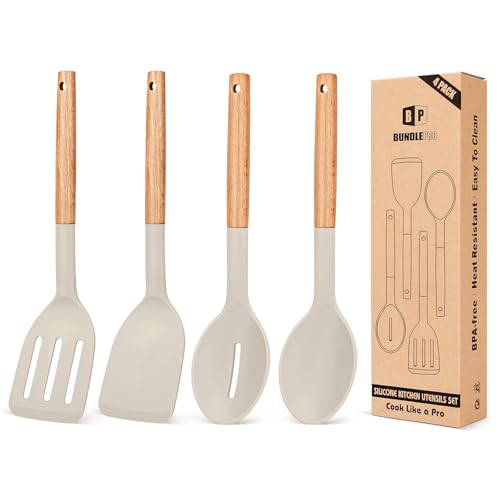 Pack of 4 Silicone Cooking Utensils Set (4 Count)