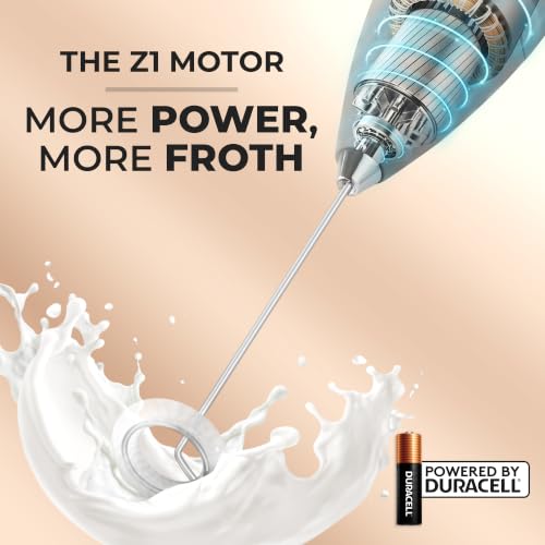 Zulay Powerful Milk Frother for Coffee with Upgraded Titanium Motor