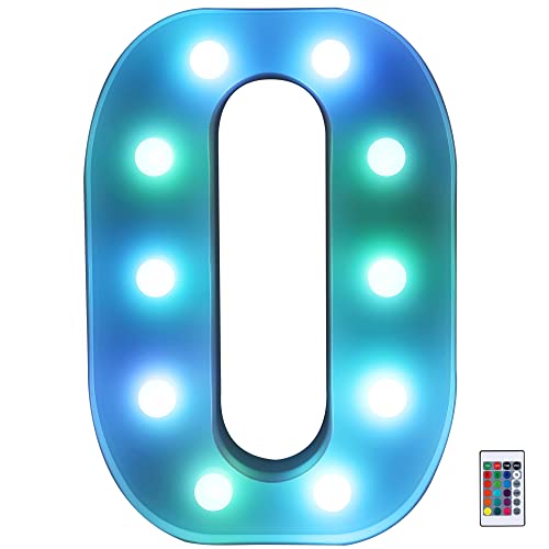 Colorful LED Letter Lights with Remote