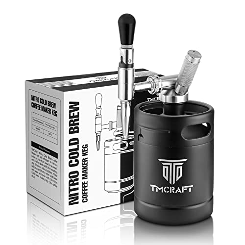 64oz Nitro Cold Brew Coffee Maker with Stout Creamer Faucet