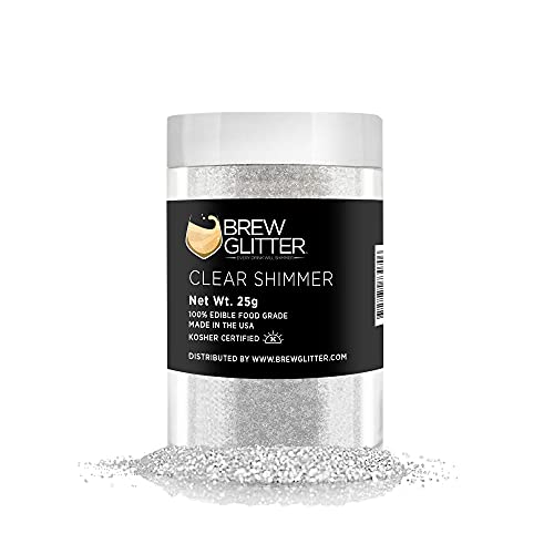 Clear Shimmer BREW GLITTER Edible Glitter For Drinks