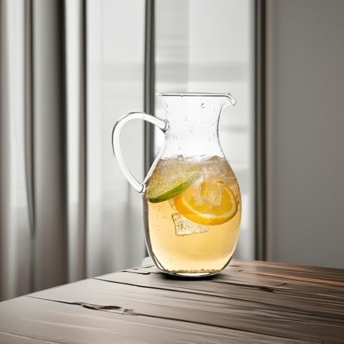 Small 16 Ounce Borosilicate Glass Pitcher with Handle