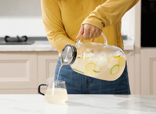 109 Oz Glass Pitcher with Lid