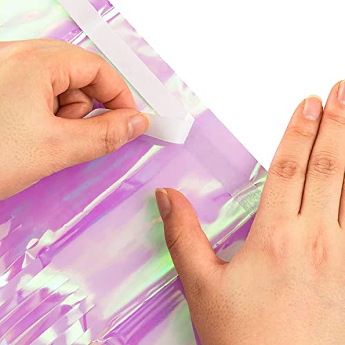 Iridescent Purple Foil Curtain (2 Count)
