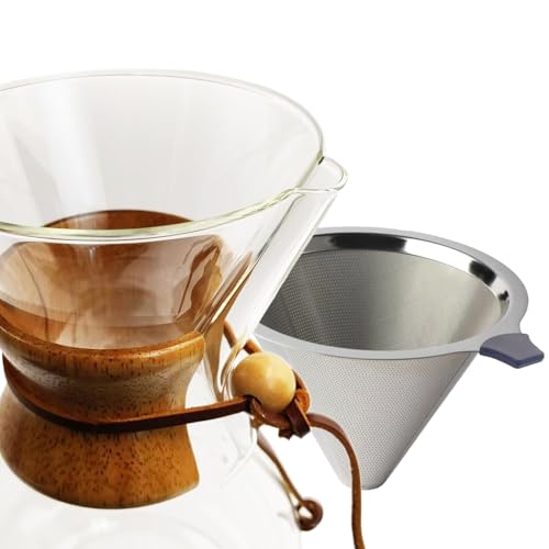 subjectthree Drip Coffee Pour Over Glass Coffee Maker Kit 8 Cup
