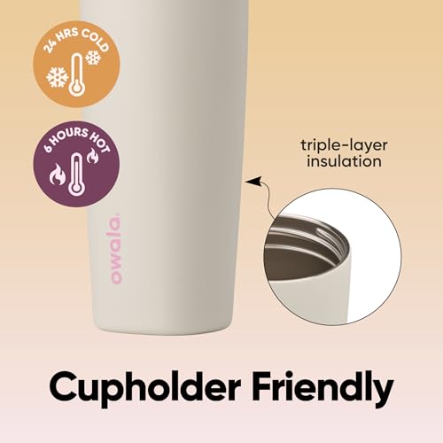 SmoothSip Slider Insulated Stainless Steel Coffee Tumbler