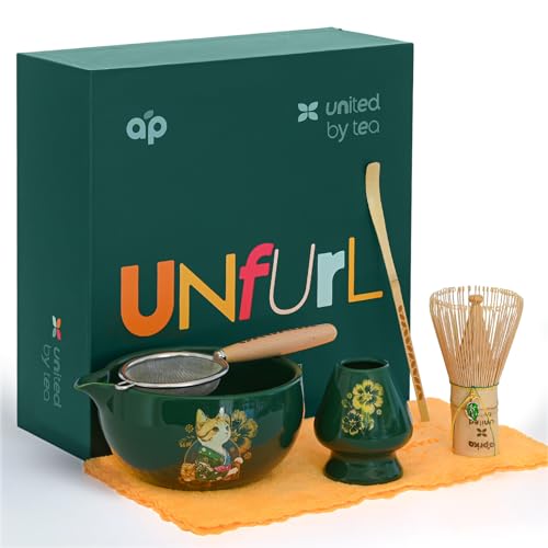 Cat Matcha Set Green