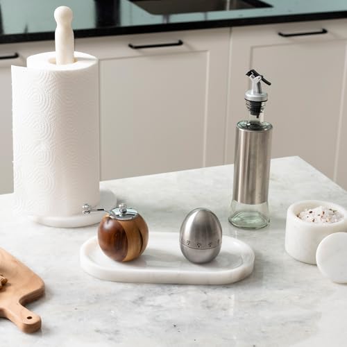 African Natural White Marble Decorative Tray