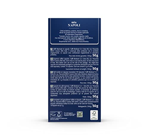 Mia Napoli Aluminum Capsules Compatible with Nespresso Original Machines (100 Count)