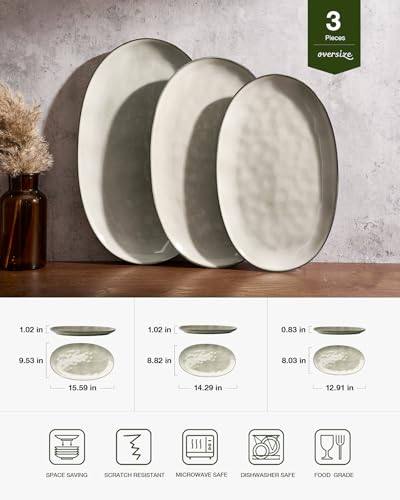 Serving Platters Set of 3 Sizes