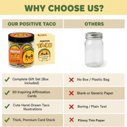 Positive Taco Jar (7 Count)