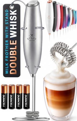 Powerful Milk Frother Wand With Duracell Batteries