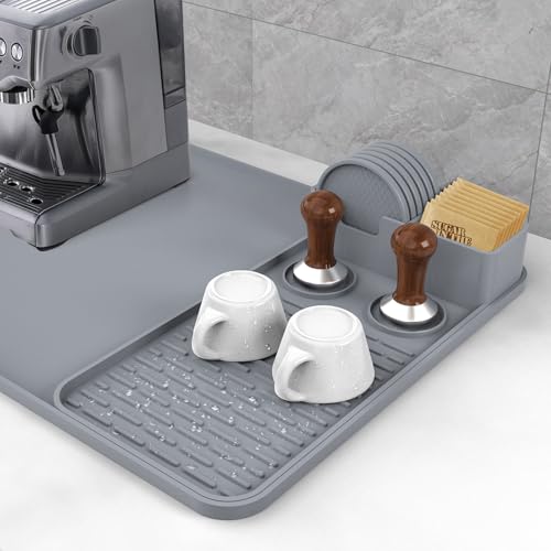 Silicone Coffee Mat with 6 Coasters (7 Count)