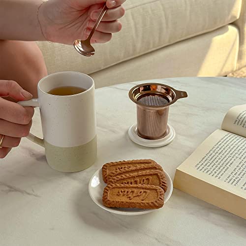 Ceramics Tea Cup with Loose Leaf Infuser