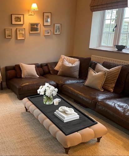Extra Large Long Rectangle Ottoman Table Tray 40"x20"