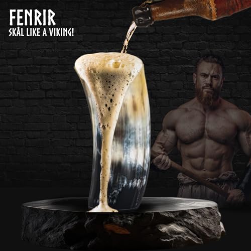 Viking Drinking Horn Mug Set of 2 (2 Count)