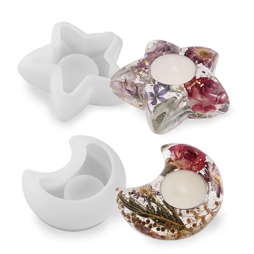 Candle Holder Resin Mold (2 Count)