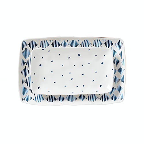 Blue Bay 2 Piece Nesting Platter Set (5 Count)