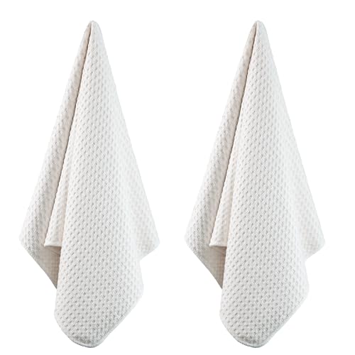 Ultra Premium Microfiber Kitchen Dish Hand Towel Waffle Weave (8 Count)