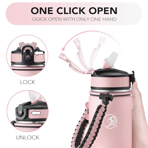 24oz Insulated Stainless Steel Travel Water Bottle