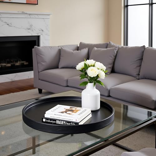 20 Inch Round Ottoman Tray