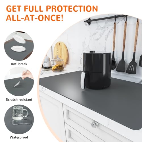 Silicone Mat 47"x 23" Silicone Mats for Kitchen Counter (7.7 Sq Ft)