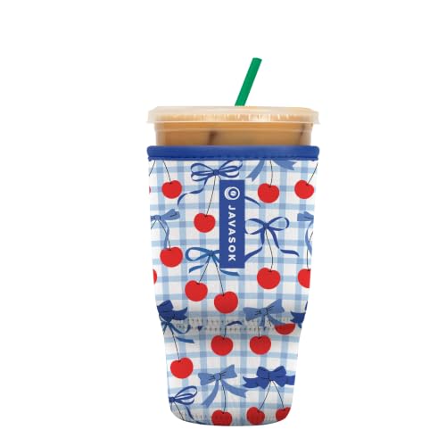 JavaSok Iced Coffee & Cold Soda Insulated Neoprene Cup Sleeve