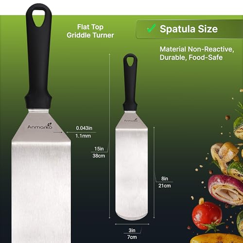 Stainless Steel Spatula with Plastic Handle