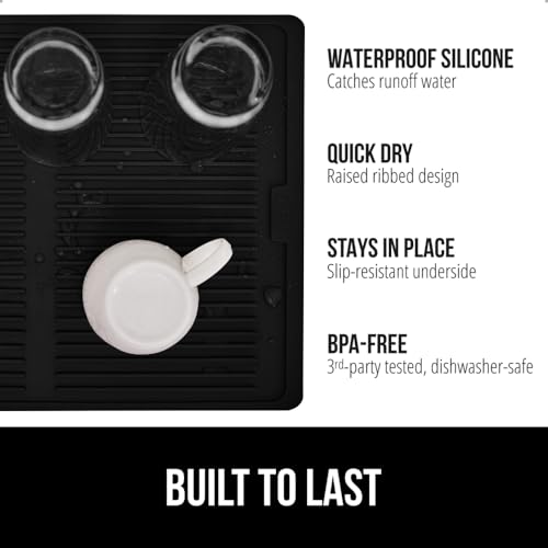 Patented BPA Free Silicone Dish Drying Mat