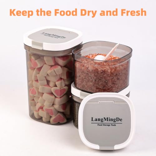 3 Piece Airtight Kitchen Storage Canisters Set (3 Count)