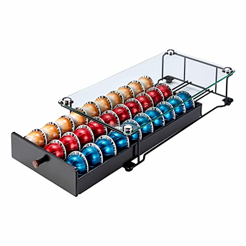 Coffee Pod Drawer Organizer for Nespresso Vertuo